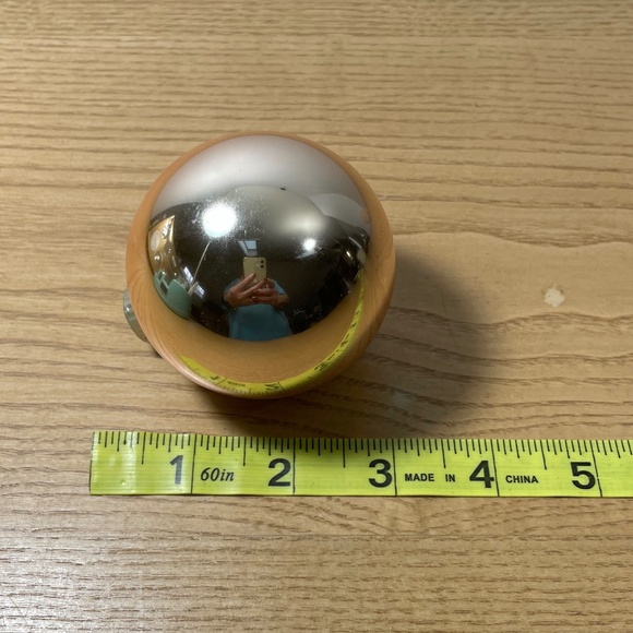 Vtg Martha Stewart Everyday Glass Christmas Ornaments Set of 7 Golden Traditions - Picture 9 of 9